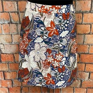 Margaret‎ M Deandra Floral Print Pull On Skirt